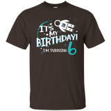It's My Birthday I'm Turning 6 T-shirt 6th Astronaut Kids