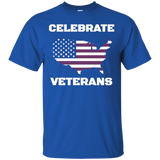 Celebrate Veterans Day Political Us Flag American Pride Tee_black