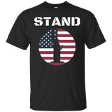 American Stand Don't Kneel Patriotic Usa T-shirt_black