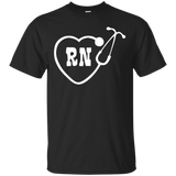 RN Nurse Logo T Shirt_Black