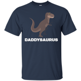 Daddysaurus Tshirt Gift For The Best Dads Ever_black