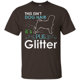 This Isn't Dog Hair It's Pug Glitter T-shirt_Black