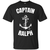 Captain Ralph T-shirt Personalized Boat Captain Shirt_black=