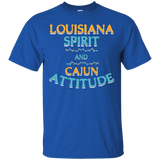 Louisiana Spirit And Cajun Attitude T Shirt