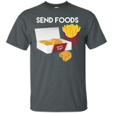Send Foods - Funny Shirt Chicken Nuggets And Fries_Black