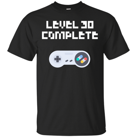 Level 30 Complete Shirt Funny Video Games 30th Birthday Tee