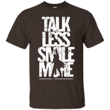 Talk Less Smile More T-Shirt Classic_Black