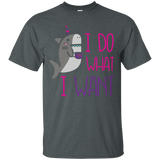 Shark TShirt Shark Unicorn I Do What I Want_Black