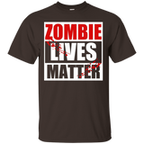 Zombie Lives Matter Funny Zombie T-shirt_black=