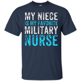My Niece is My Favorite Military Nurse T-Shirt_Black