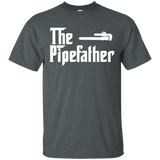 The Pipe Father Funny Plumber Plumbing T Shirt Gift_Black