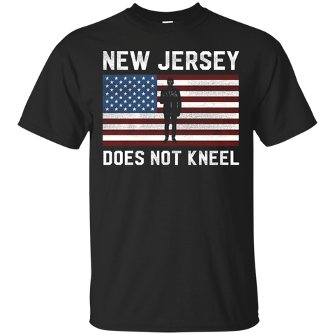 I Don't Kneel Flag Shirt - New Jersey Does Not Kneel T Shirt_black