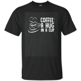 Coffee A Hug In A Cup Black Coffee Mug T-shirt For Men Women_dark=