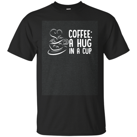 Coffee A Hug In A Cup Black Coffee Mug T-shirt For Men Women_dark=