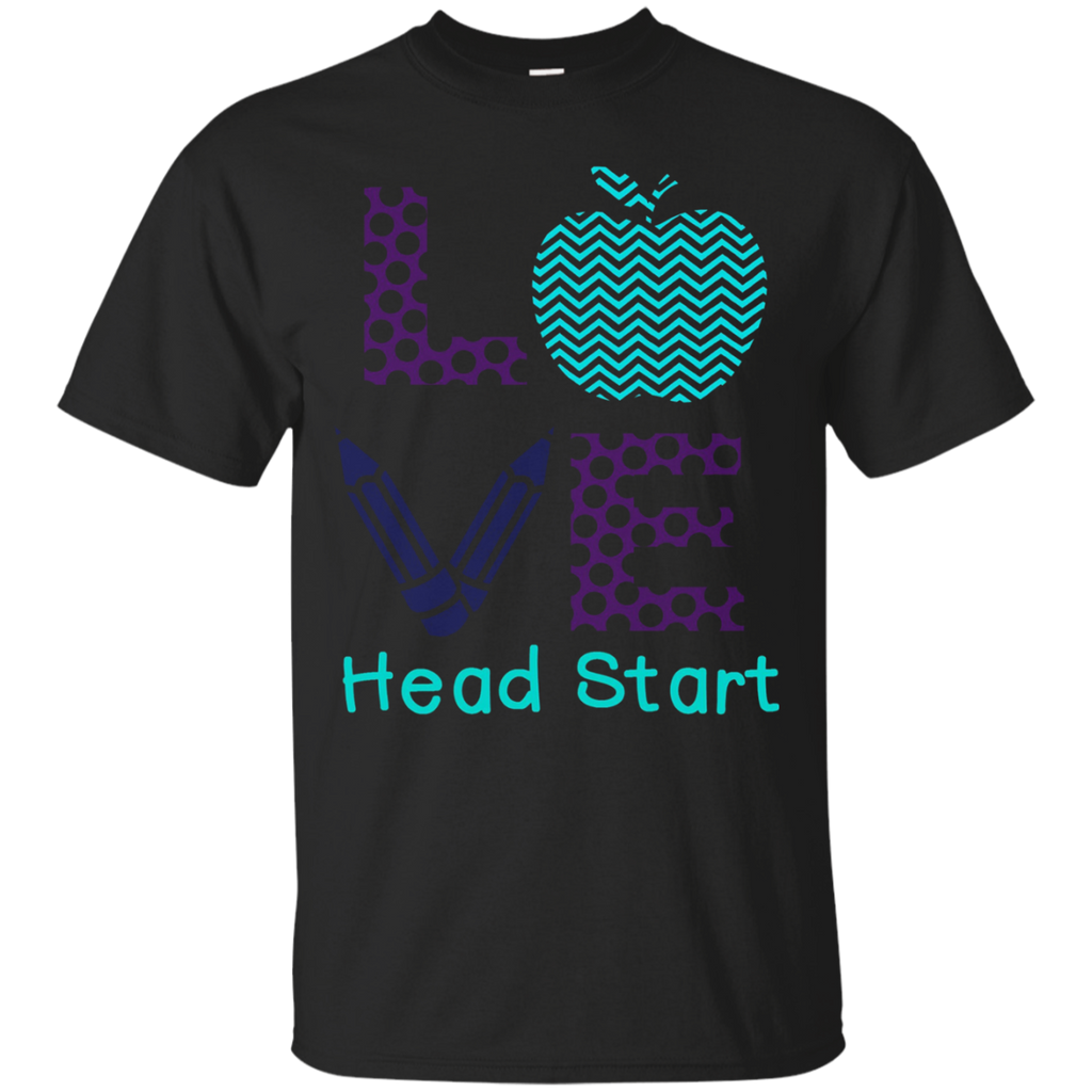 Purple Love Head Start T-shirt_Black