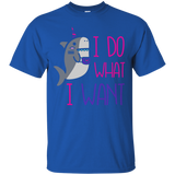 Shark TShirt Shark Unicorn I Do What I Want_Black