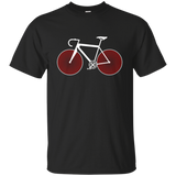 Road Bike Love Cycling Bicycle Hearts T-shirt_black=