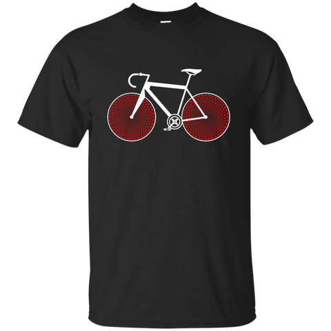 Road Bike Love Cycling Bicycle Hearts T-shirt_black=