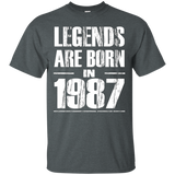 Legends Are Born In 1987 Shirt Funny 30th Birthday Gift Tee