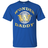 Wonder Daddy T Shirt Gift For Super Father On Father's Day_Black