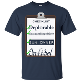 Deplorable Gas Guzzling Gun Owner Infidel T-shirt Gift_black=