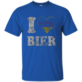 Oktoberfest I Heart German Bier Germany Shirt_Black