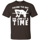 Raising the Bar One Jump at a Time - Funny High Jump Shirt_Black