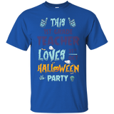 This 1st Grade Teacher Loves Halloween Party T Shirt_black=