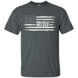 Welder American Flag T-Shirt_Black