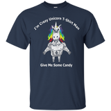 Funny Unicorn Halloween Shirt For Guys_black=