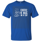 Coffee A Hug In A Cup Black Coffee Mug T-shirt For Men Women_dark=