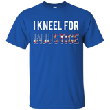 I Kneel For Injustice American National Anthem Protest Tee_black=