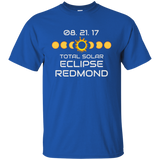 REDMOND OREGON Solar Eclipse Souvenir Gift T Shirt_Black