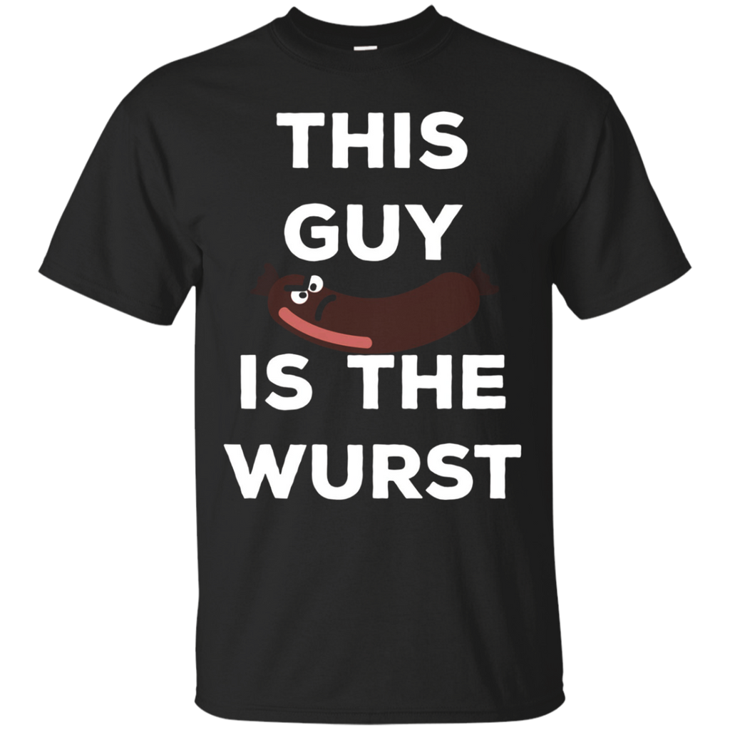 Oktoberfest Costume, The Wurst Guy, Funny Pun Tshirts_Black