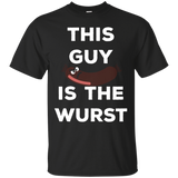 Oktoberfest Costume, The Wurst Guy, Funny Pun Tshirts_Black