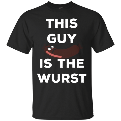 Oktoberfest Costume, The Wurst Guy, Funny Pun Tshirts_Black