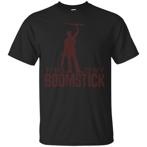 This Is My Boomstick Shotgun Chainsaw Dead T-Shirt Evil_Black