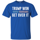 Trump Won - Get Over It - T-shirt_black=