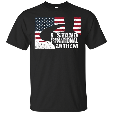 I Stand For The National Anthem T-shirt_black