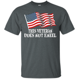 I Don't Kneel During The Anthem Usa Flag Tshirt For Veteran_black