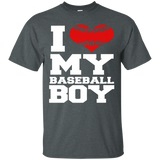 Cute I Love My Baseball Ball Boy - Funny T-shirt_black