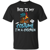 I'm A Chicken Costume Halloween Shirt Halloween T Shirt_black=