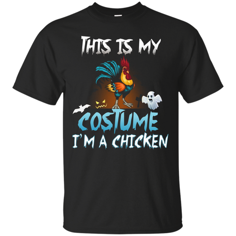 I'm A Chicken Costume Halloween Shirt Halloween T Shirt_black=