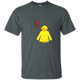 Red Balloon Horror Halloween T-shirt_Navy