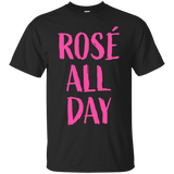 Rose All Day Wine Tasting T-Shirt_Black