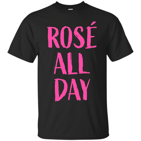 Rose All Day Wine Tasting T-Shirt_Black