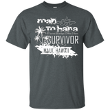 Road to Hana Survivor Maui Hawaii Tee Shirt_Black
