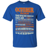 October Born The Most Difficult Ones To Understand Tshirt_Black