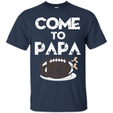 Come To Papa Turkey Football Thanksgiving Dinner Tshirt_black
