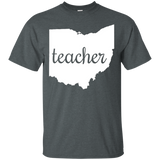 Ohio Teacher Home Pride Back to School T-Shirt_Black